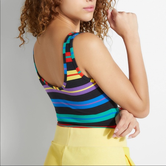 Guess x j balvin striped bodysuit size xs - Picture 3 of 5